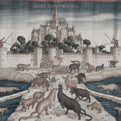 1065 AD | The siege of the Mont Saint Michel.