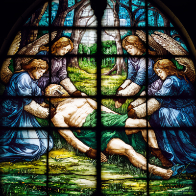 The restraining of Offraed at his death.