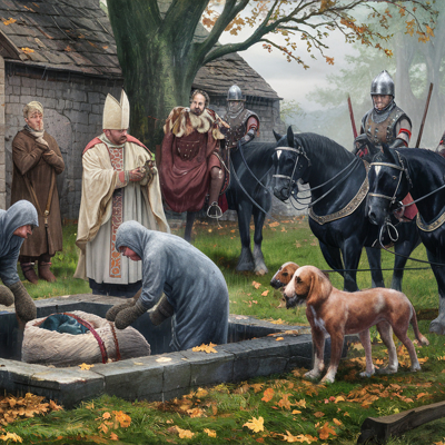 991 AD | The burial of Offraed.
