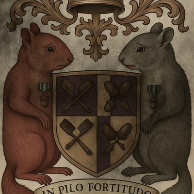 Royal Household Squirrel Enhancers Crest. A proud regiment, and one close to the heart of George V.